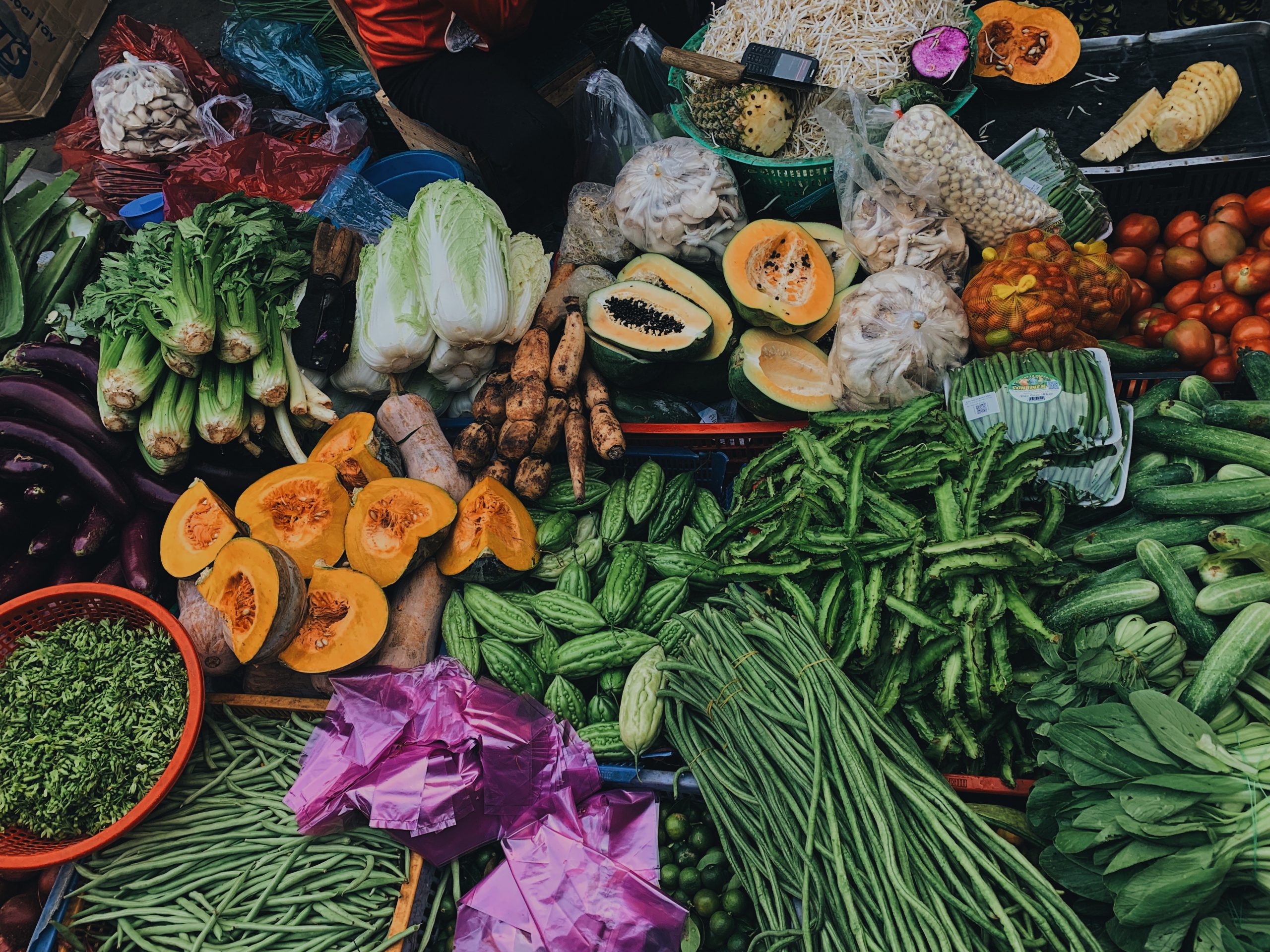 Collection of Natural Grown Foods